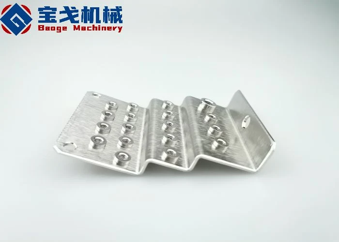 Multi-Bend Perforated Nickel-Plated Custom Copper Bus Bar for Power Product