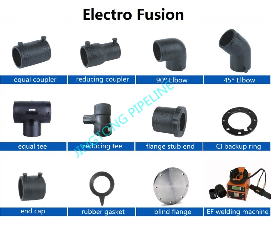 HDPE Fittings PE Accessories Socket Fusion DN20-DN110